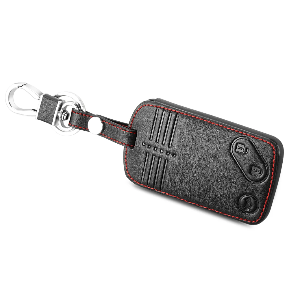 3 кнопки дистанционного ключа автомобиля кожаный чехол для Mazda 2 3 5 Premacy Miata 6 8 RX8 MX5 M8 CX-7 CX-9 Verisa MPV протектор Fob