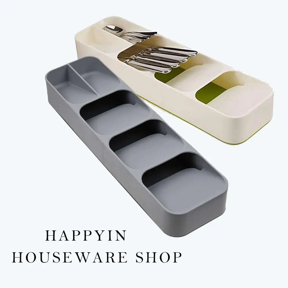 Tray Insert Cutlery Spoon Utensil Divider Organizer Kitchen Drawer
