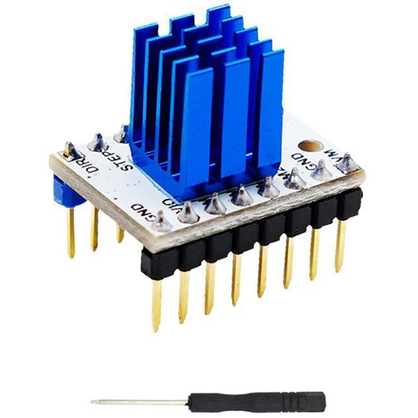 4 шт. Tmc2208 V1.2 шаговый двигатель бесшумный драйвер силовая трубка StepStick встроенный драйвер ток 1.4A пиковый ток 2A Замена Tmc