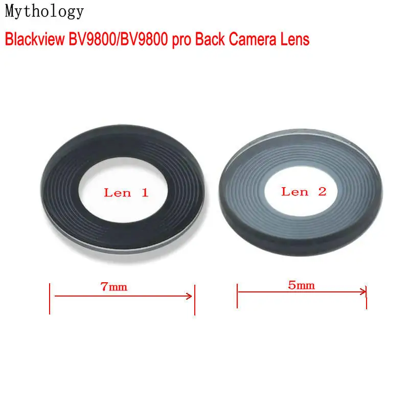 

For Blackview BV9800 Pro 7mm Back Camera Lens Mobile Phonen 5mm Rear Camera Lens Glass Cover Spare For BV9800 Mytholgoy