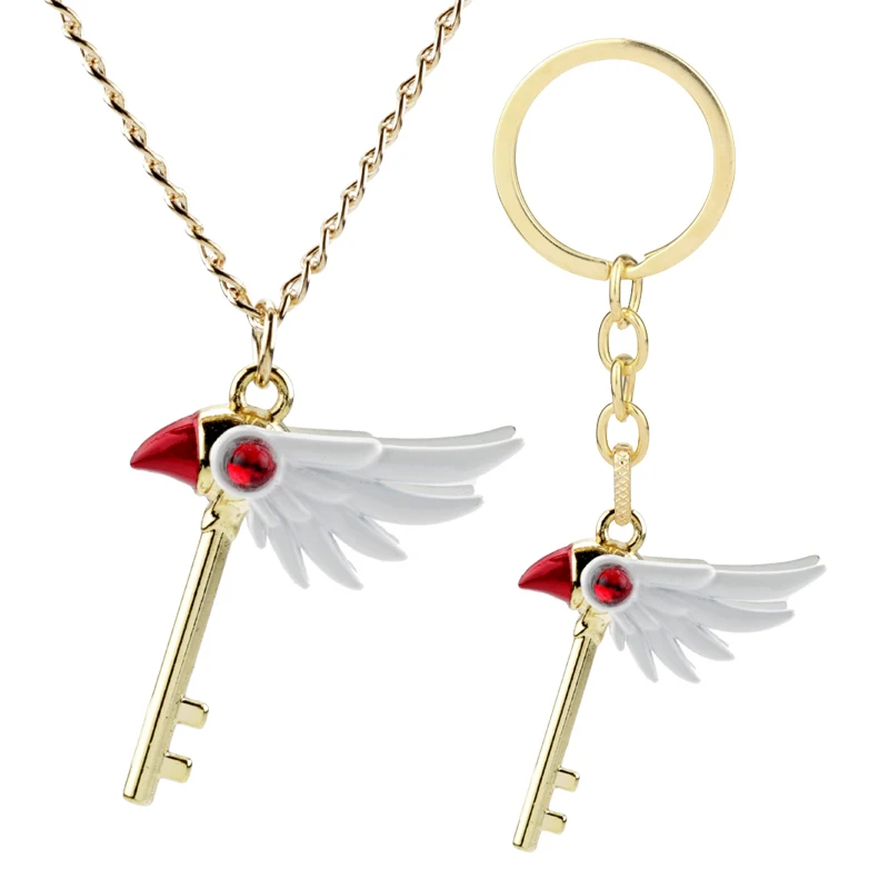 Ожерелье Сейлор Мун аниме кардкаптор мультяшная Сакура карточка подвеска сердце