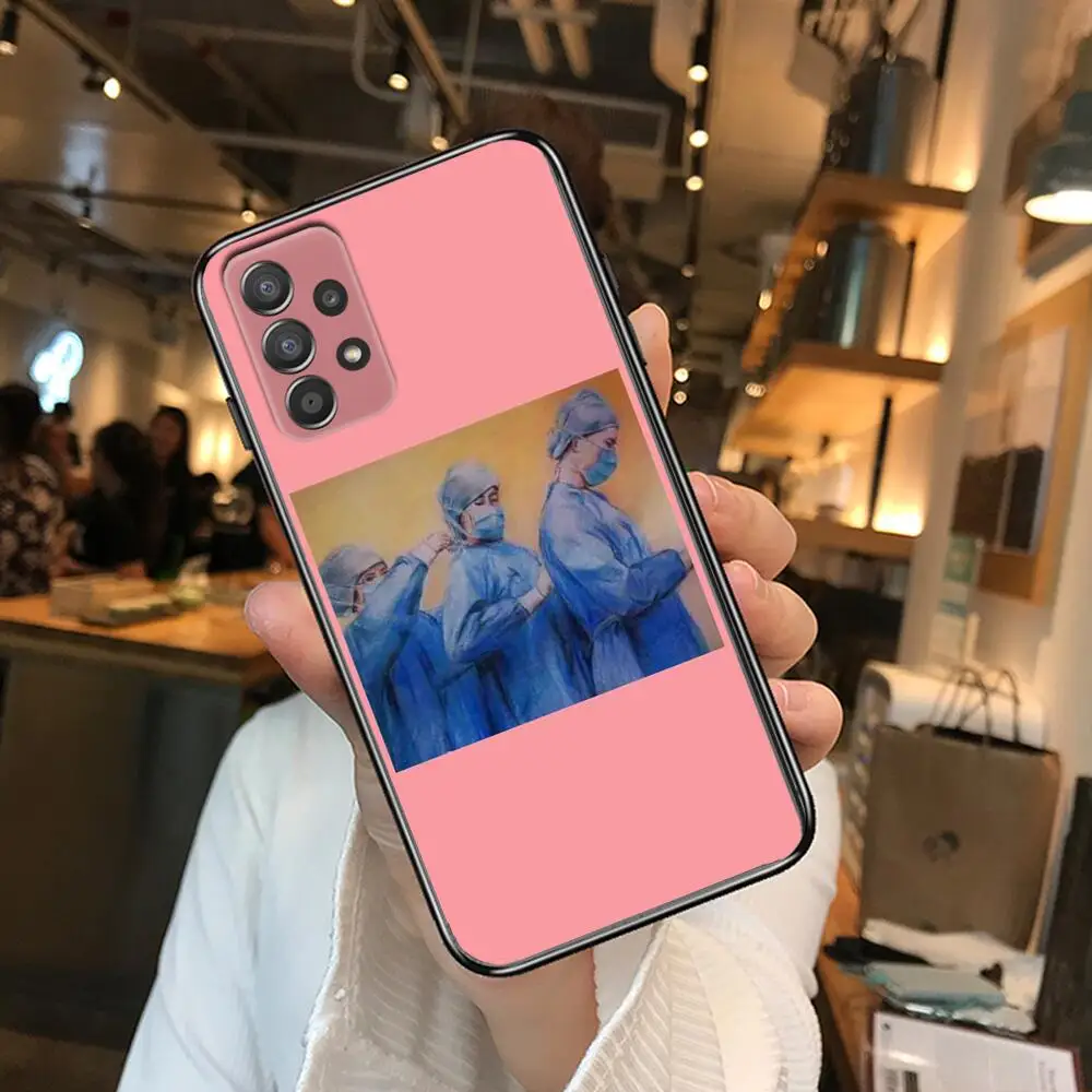 Фото Чехол для телефона с медицинским доктором, корпус для Samsung Galaxy A70, A50, A51, A71, A52, A40, A30, A31, A90, A20E, 5G, a20s, черный корпус, арт Ce №2