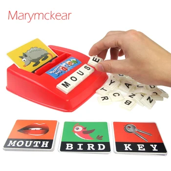 

26 Letters 30pcs Word Card Learning Toy Matching Letter Game Letters Block Children Educationsl Toy Literacy Learning