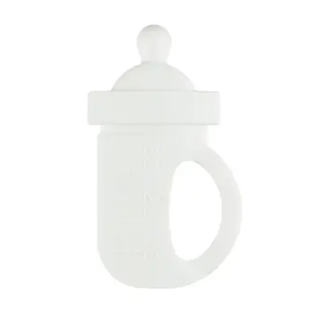 

Silicone Baby Teether Small Milk Bottle Modeling Infant Molar Stick Pacifier Supplies Toys 95AE