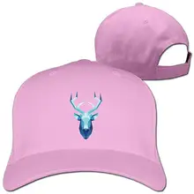 Унисекс бейсболка в стиле хип-хоп с головой оленя, винтажные регулируемые шапки