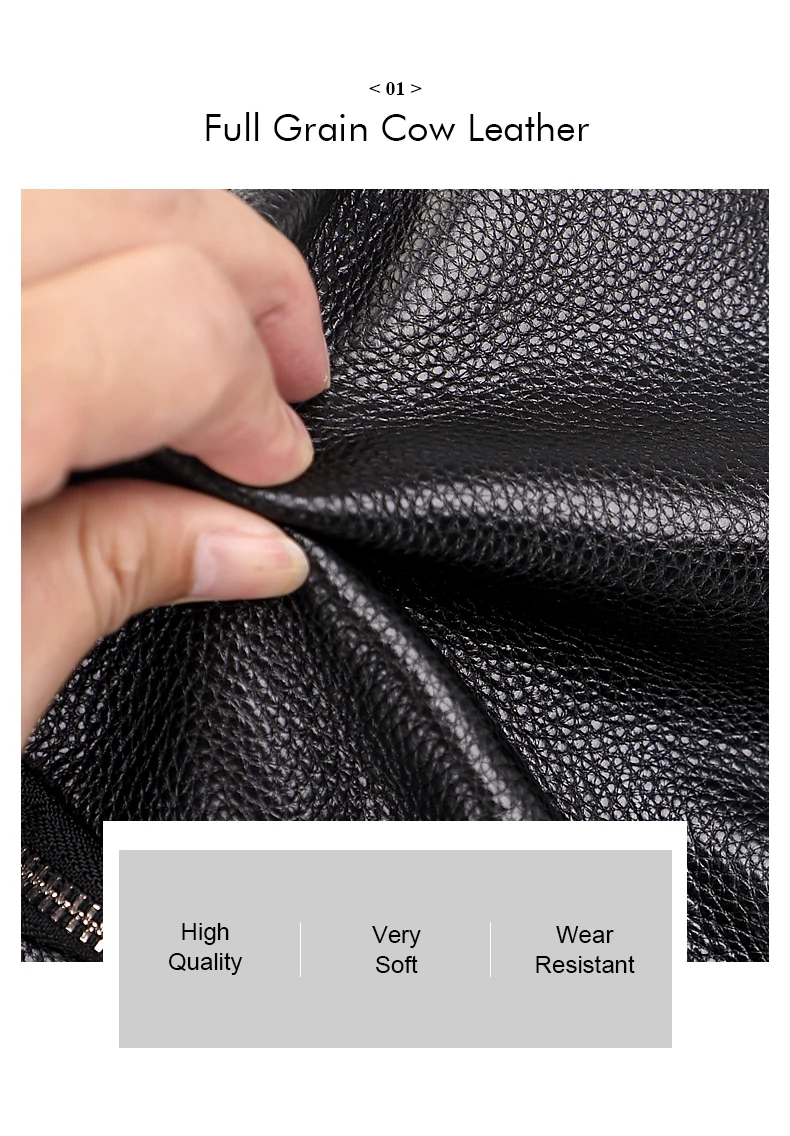 DOLEESUNE Genuine Leather Backpack for Women Large Capacity Shoulder Bag for Ladies Female Rucksack with Tassel Multiple Pockets