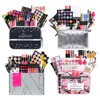 POPFEEL All In One Makeup Set (Eyeshadow, Ligloss, Lipstick, Brushes, Eyebrow, Concealer) Cosmetic Bag  Eye Shadow Kit 1