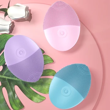 

Electric cleansing instrument facial waterproof silicone face washing instruments pore cleanings artifact cleanser brush