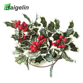 

2M 20LEDs Christmas Red Fruit String Lights AA Battery Operated LED Fairy Light for Thanksgiving Christmas Party Window Decor