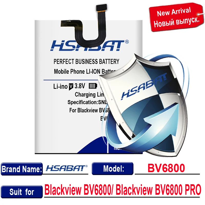 HSABAT 7800 мАч 726280P Аккумулятор для Blackview BV6800 для Blackview BV6800 Pro