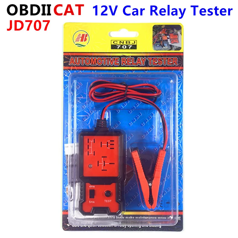 OBDIICAT-JD707 Automotive Relay Tester 12V Car Battery and Alternator Checker Analyzer Diagnostic Tool | Автомобили и мотоциклы