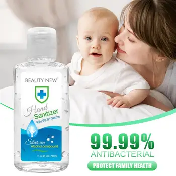 

70ml Effective Disinfection Antibacterial Portable Hand Cleaner Sanitizer child Hand Soaps Disposable Rinse Free Hand Sanitizer