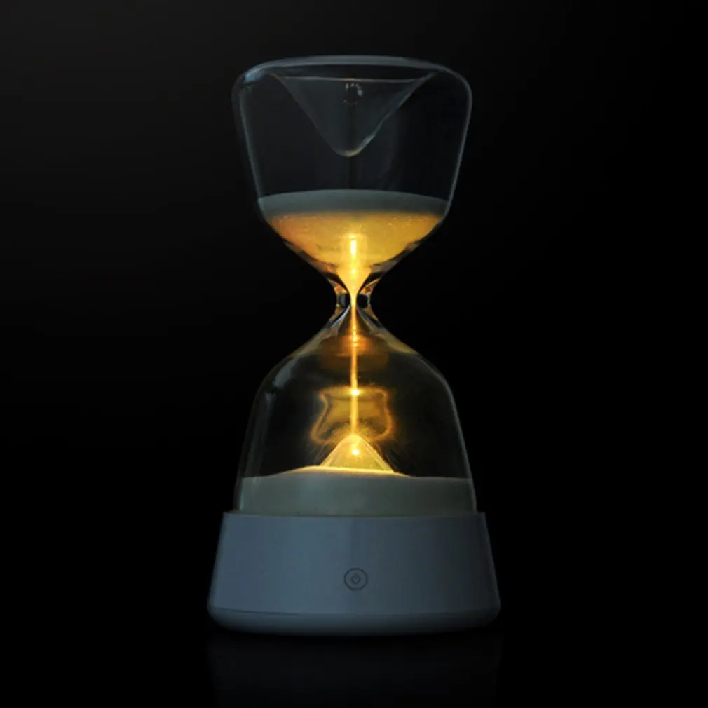Led Colorful Hourglass Night Light Home Decoration Lights Creative Atmosphere Lights Fashion Professional