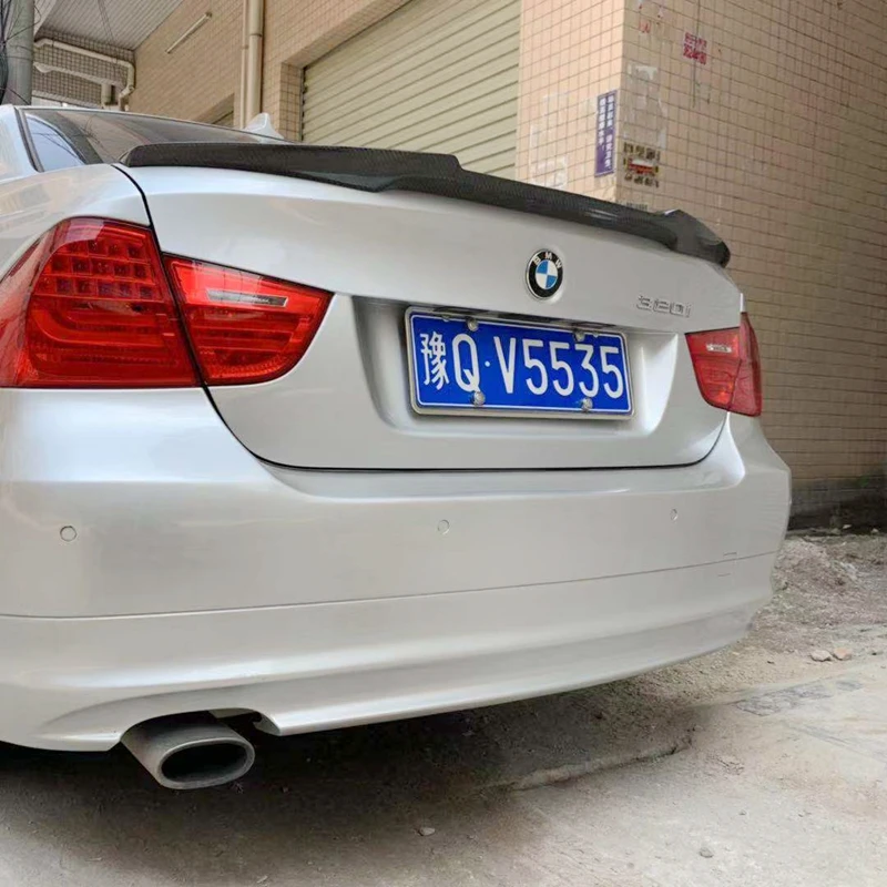 Для BMW E90 спойлер E90& E92 M3 углеродного волокна задний спойлер багажника 318i 320i 325i 330i 2005-2011 E90 седан заднее крыло