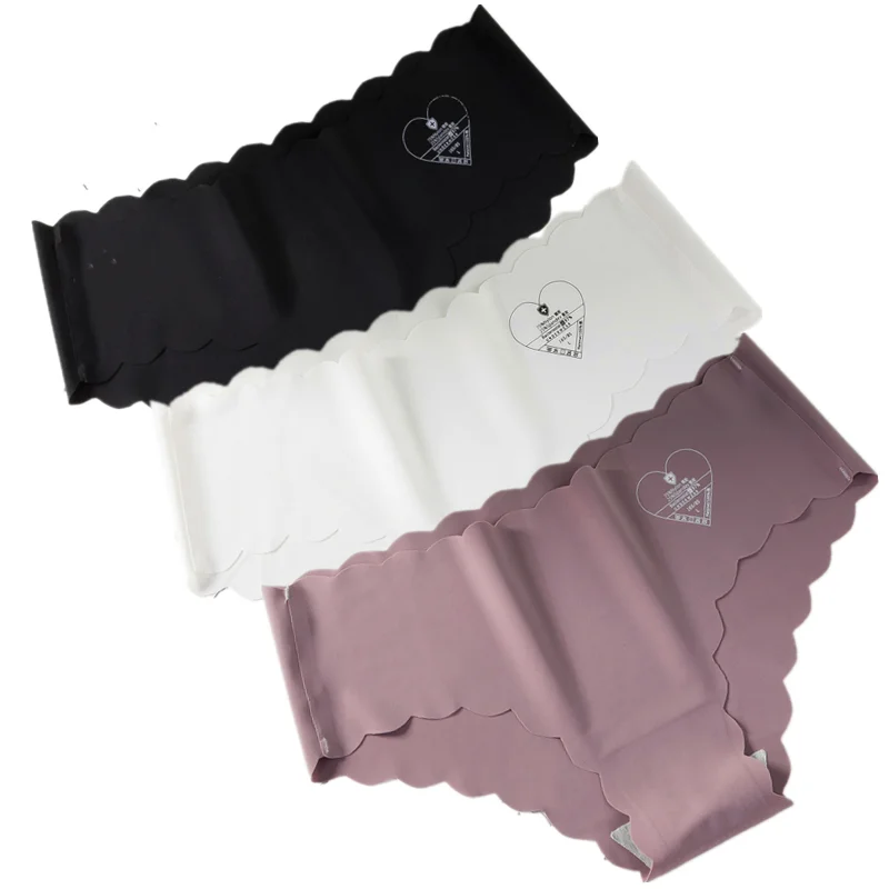 

3pcs/lot Sexy Panties For Women Briefs Set Seamless Lingerie Solid Mid-Waist Cotton Panty Female Underpants Underwear Intimates