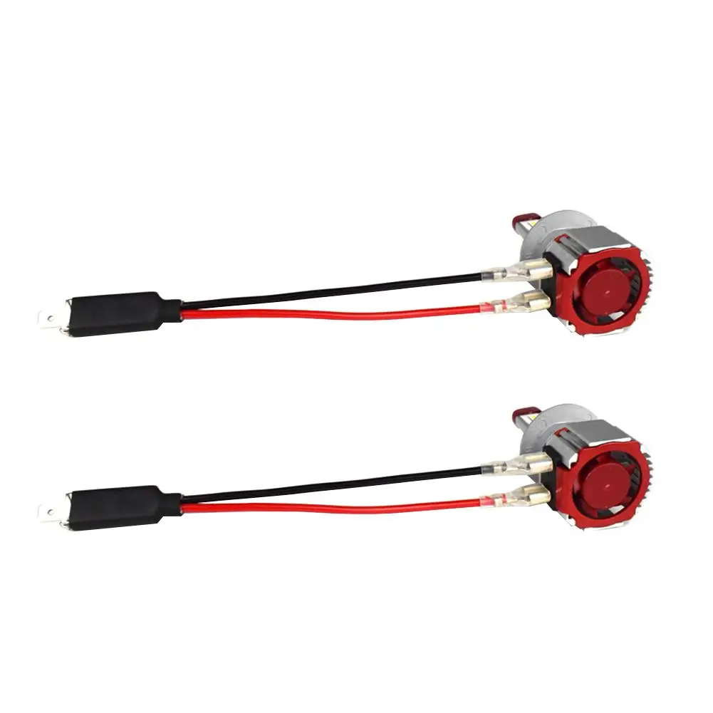 Safety Headlight Adapter Cables High-quality 2/4x Male Plug Single Diode Converter Adapter Cables for H1 LED HID Headlight Bulb