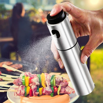 

VOGVIGO Stainless Steel Oil Vinegar Sprayer Dispenser Spraying Bottle Mist for Cooking Paste Salads BBQ Grill Drop shipping