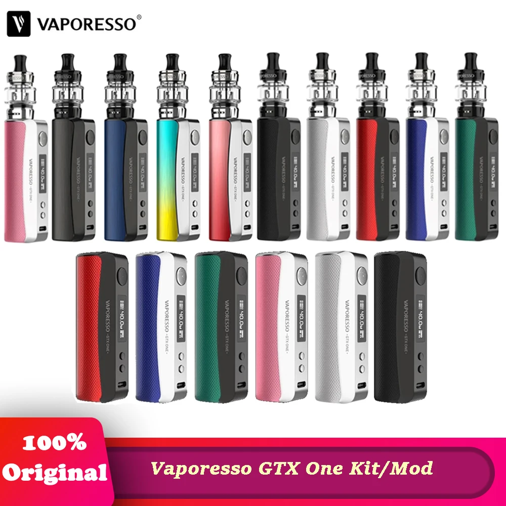 Оригинальный комплект Vaporesso GTX One 40 Вт бокс-мод аккумулятор 2000 мАч 3 мл Tk 18 подходит