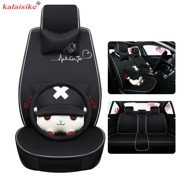 

kalaisike flax Universal Car Seat Cover for Subaru all models forester XV Outback BRZ Legacy car styling car accessories