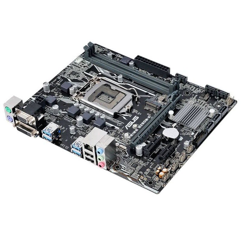 

LGA 1151 Asus PRIME B250M-K Gaming Motherboard 6th/7th-Gen Core i7/i5/i3 CPU DDR4 2400MHz PCI-E 3.0 B250 Placa-mãe Normal Box