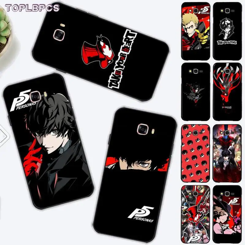 TOPLBPCS Persona 5 чехол с надписью Take Your Heart для телефона Samsung J6 J7 J2 J5 prime J4 J8 2016 2017 2018 DUO core neo