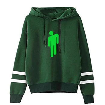 

Popular billie eilish non bag bar long sleeve Hoodies women men Sweatshirts Hot Autumn casual Hoodie boys girls green pullovers