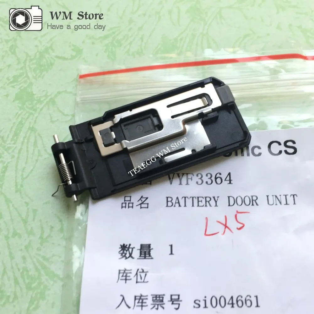 Черный LX5 LUX5 Крышка батарейного отсека дверная Крышка для Panasonic DMC-LX5 для Leica D-LUX5 VYF3364 запасная часть для камеры