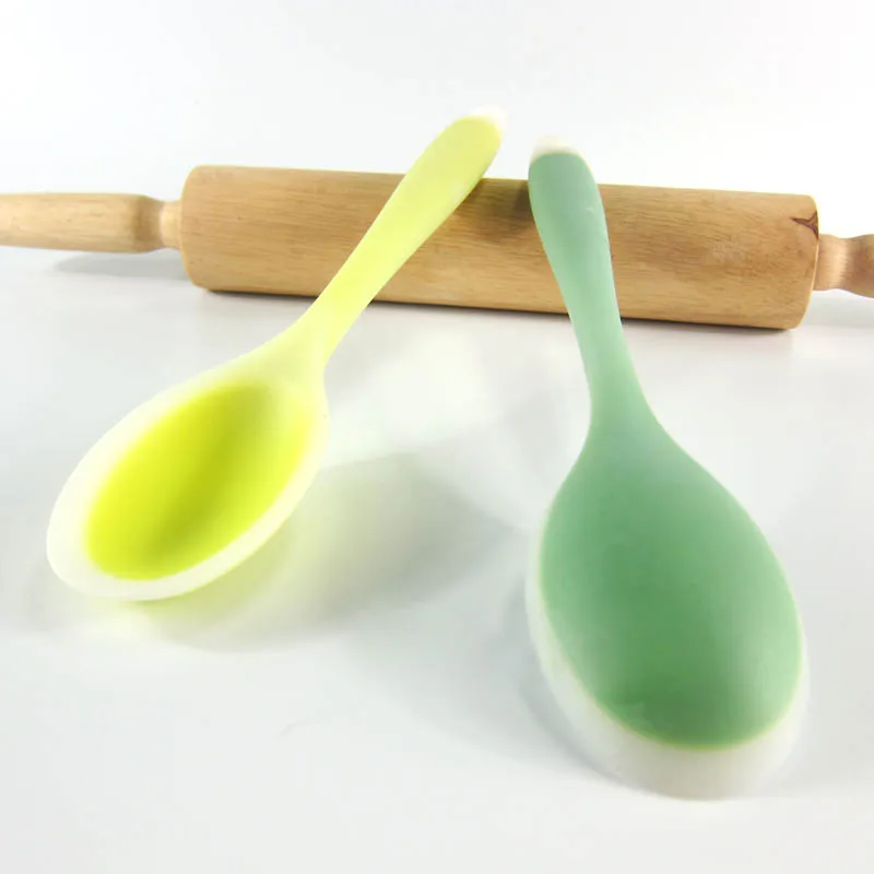 Silicone Spatula New Environmentally Kitchen Supplies Necessity Translucent Non-stick Cookware Cooking Shovel DIN889