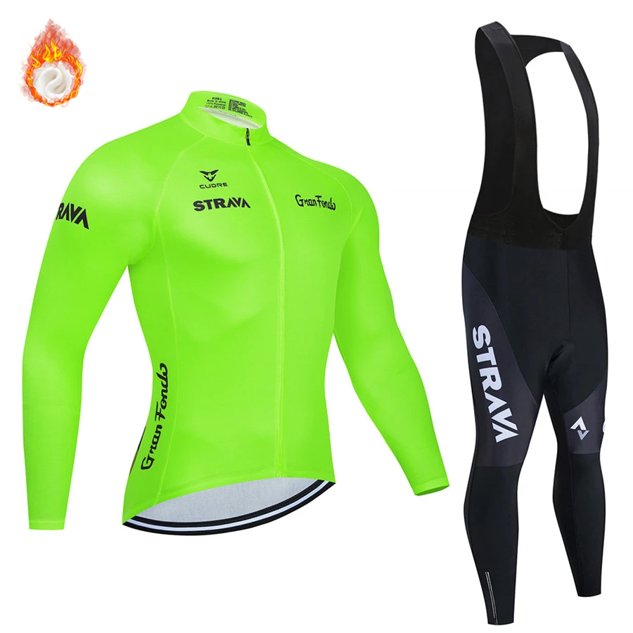 2019 Cycling Jersey Winter Long Sleeve Bike Clothes Thermal Fleece Roupa De Ciclismo Invierno Hombre Bicycle Clothing | Спорт и