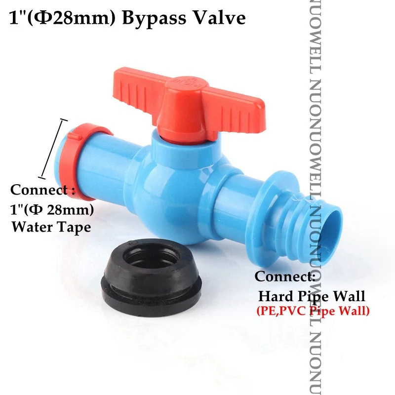 Details about   Irrigation Soft Spray Tape Connectors Hose Pipes Bypass Valve Durable Micro Tube 