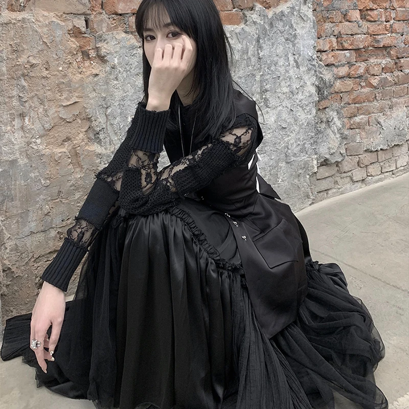 XITAO Sexy Style Blouse Fashion Hollow Out Lace