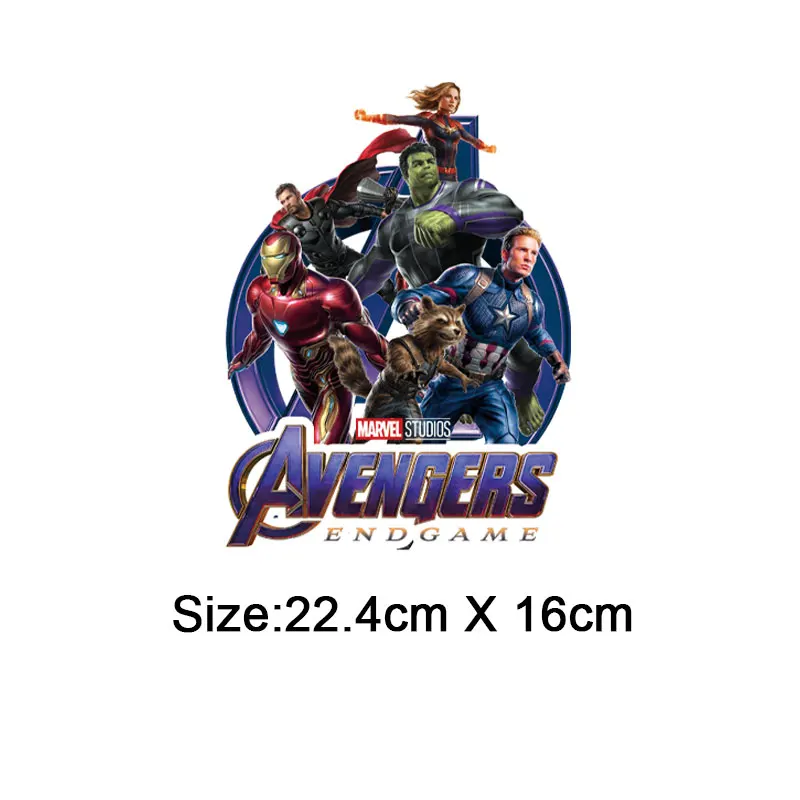 NO.2 Мультфильм marvel Термонашивка Супермен железный человек Переводные нашивки для одежды наклейки для мальчика футболка нашивка аппликация значок - Цвет: NO.2