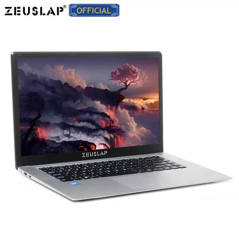 15.6inch Intel Quad Core CPU 4GB Ram 64GB EMMC Windows 10 System 1920*1080P Screen Netbook Laptop Notebook Computer