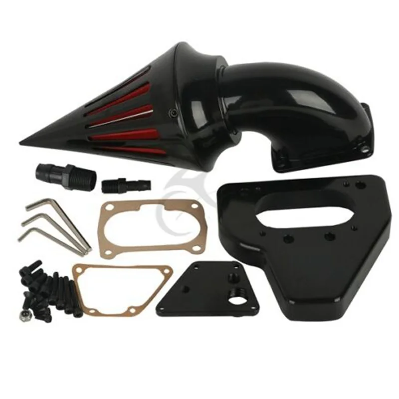 

Motorcycle Black/Chrome Spike Air Cleaner Kits Intake Filter For Honda VTX 1800 2002-2009 03 04 05 06 07 08