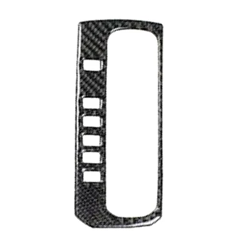 

for Honda Tenth Generation Civic 2016-2019 Car Carbon Fiber Gear Button Frame Carbon Fiber Sticker Right Drive