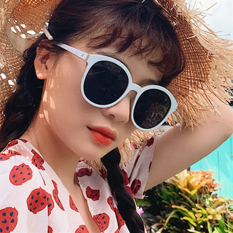 Fashion Glasses Oversized Sunglasses Women Brand Designer Luxury Womens Eyeglasses Big Cheap Shades Oculos De Sol Round |