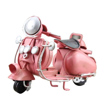 

Creative Multicolor Pizzaboy Miniature Model Retro Metal Ornament Home Decor Iron Motorcycle Crafts Kids Toy Birthday Gifts