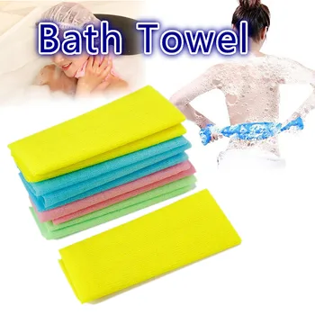 

2020 Exfoliate Puff Bath Towel Shower Body Cosy Washing Puff Scrubbing Towel Cloth Scrubbers Soap Bubble For Loofah Bath Brushes