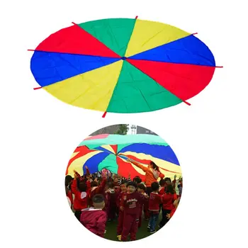 

2M Kids Play Colorful Parachute Outdoor Game Exercise Sport Group Activities Toy