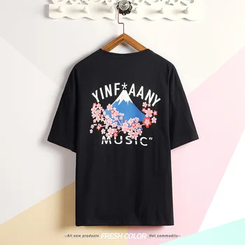 

Summer new women's street letter characters print loose short-sleeved T-shirt 51.21