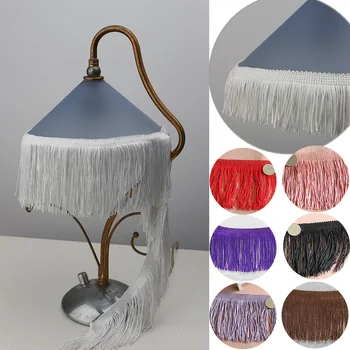 

BEL AVENIR 1m/Bag Width 10cm Lace Curtain Accessories Stage Clothing Textiles Big Tassel Long Chainette Fringe Tassels Trimming
