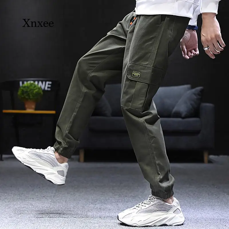 

Cargo Pants New Jogging Pants Men Sport Sweatpants Mens Joggers Cotton Loose Harem Pants Bodybuilding Trouser Male Trackpants