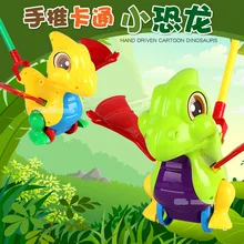 Стиль, Детская обучающая ручная игрушка, большой размер, ручная игрушка, динозавр, животное, Детская скользящая игрушка, колокольчик, Птерозавр