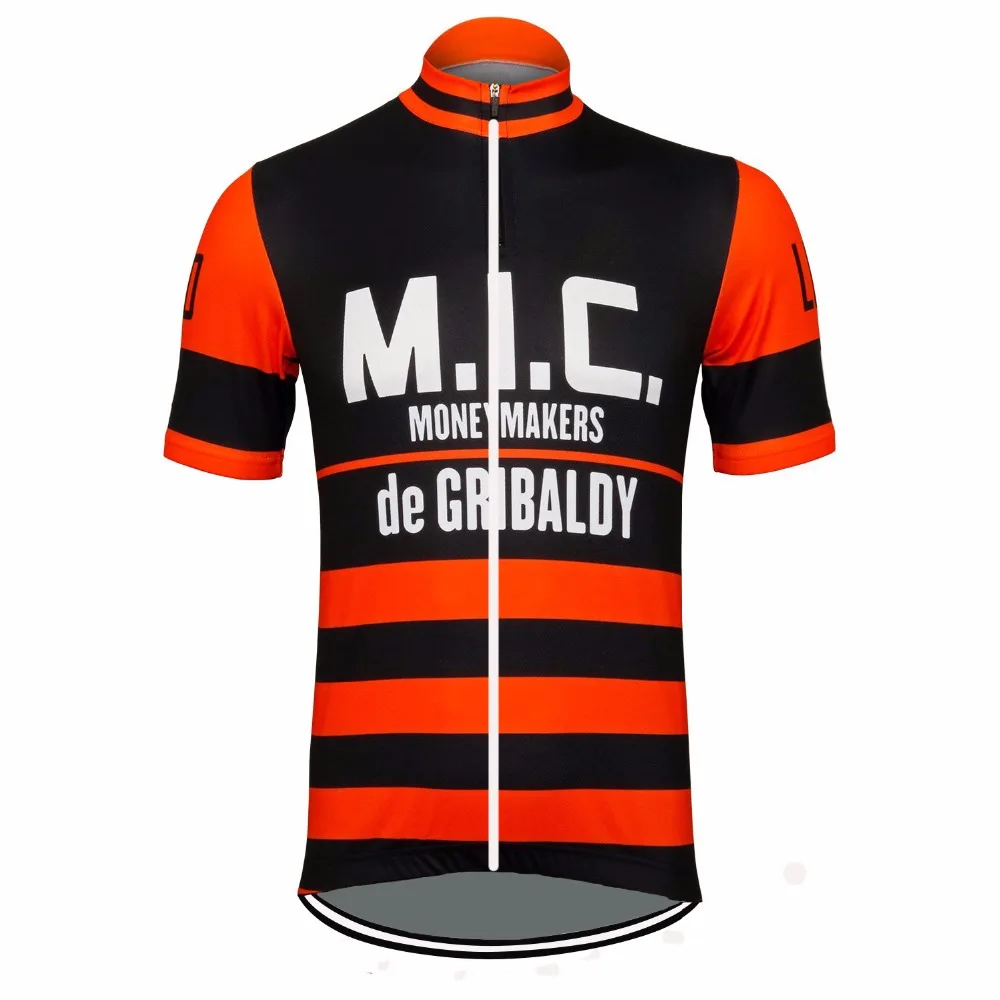 Ретро Велоспорт Джерси для езды ropa ciclismo для мужчин с коротким рукавом Классическая одежа для велоспорта активного отдыха спортивная одежда для велоспорта Джерси MTB
