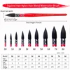 Professional High Quality Watercolor Paint Brush Squirrel Nylon Hair Calligraphy Pen Round Pointed Hand Painting Art Supplies ► Photo 3/6