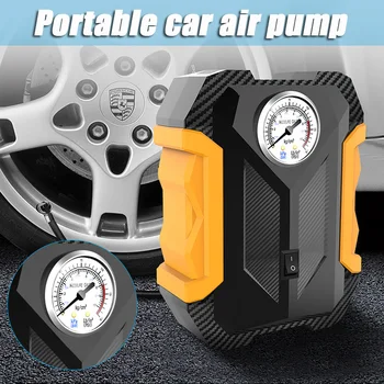 

Portable Car Tire Air Pumps Intelligent Electric Air Compressor Tire Inflator Digital/Dial Display NJ88