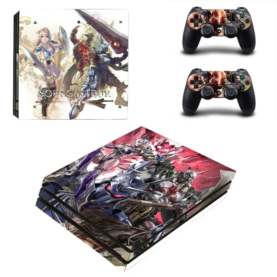 SoulCalibur VI PS4 Pro стикер s PS 4 Play станция 4 Pro виниловые наклейки на кожу наклейки для playstation 4 Pro консоль и контроллер