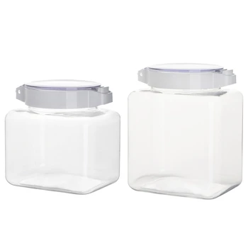 

900/1500ml Food Storage Container Plastic Kitchen Refrigerator Box Multigrain Tank Cereal Dispenser