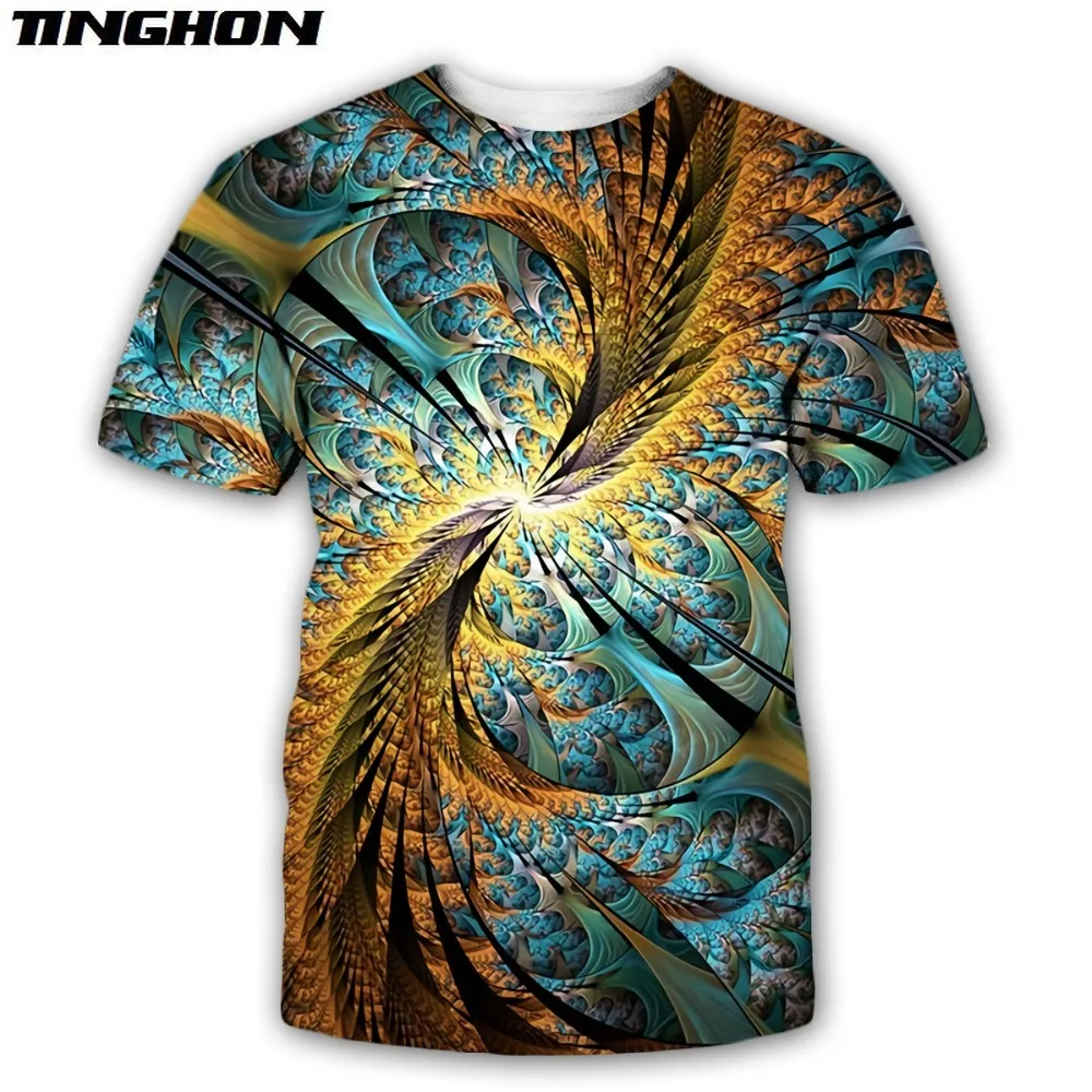 XS 7XL модная Триппи футболка светящаяся в темноте 3D психоделический Принт мужчины