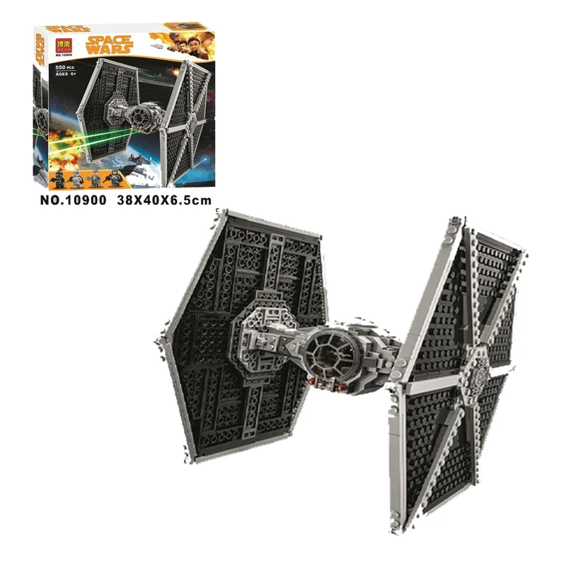 

10900 Star Series Wars Tie Fighter Building Block 550pcs Bricks Toys Compatible With Lepines 75122